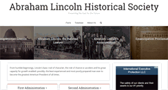Desktop Screenshot of abraham-lincoln-history.org